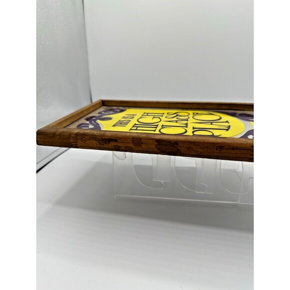 Vintage Mirrored Sign: High Class Place – Act Respectable (12x6.5) - Picture 8 of 8